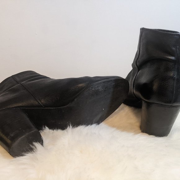 Cute leather BP ankle boots - Picture 3 of 4